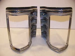 1970 71 Chrysler Imperial Front Park Lite Bezels # 3403954 & 3403955 Oem. Fixed Price $99.99.
