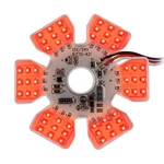 Gg Grand General 81776 Red Ultra-thin Hex Style Dual Function Interior Light. Fixed Price $93.23.
