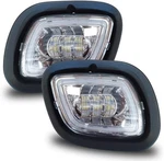Fv Led Fog Lights Pair Fits For Freightliner Cascadia 2008-17 Replaces A06-51908. Fixed Price $111.59.