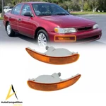 For 1993-1997 Toyota Corolla Front Bumper Lights Yellow Lamps Pair Left+right. Fixed Price $36.94.