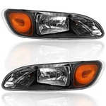 For 2008-2013 Peterbilt 325/384/386 Truck Black Headlights Headlamps Left+right. Fixed Price $189.99.