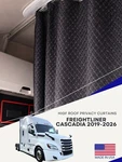 Freightliner Cascadia New 2018-2025. Privacy Sleeper Curtains. High Roof.. Fixed Price $450.00.