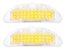 United Pacific Clear Amber Led Parking Light Set For 1955 Chevy Bel Air 150 210. Fixed Price $84.98.