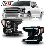 2018-2020 Ford F-150 F150 Headlights Black Led Sequential Headlamp Projector. Fixed Price $452.99.