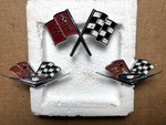 Corvette 1965-1966 Emblems : 2- Fender 3827158 3872930 / Nose 3859046 3872929 Gm. Fixed Price $39.99.