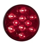 Buyers Products 5624150 4" Red Round Stop/turn/tail Light W/ 10 Led. Fixed Price $12.95.