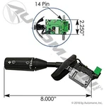 Turn Signal Switch For Freightliner Cascadia 2008 & Up. Fixed Price $86.50.