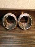 1964-1966 Ford Mustang Front Turn Signal Bezel Assembly Pair.. Fixed Price $33.19.