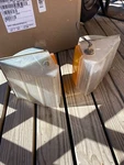 1977-9 Mercury Cougar Front Corner Turn Signal Marker Light Set Lense Needs Glue. Fixed Price $200.00.