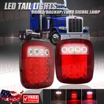 2X Led Tail Backup Reverse Brake Turn Lights For Kenworth Peterbilt Freightliner. Fixed Price $34.12.