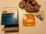 Nos Oem Ford 1973-1977 F500 B500 Front Turn Signal Indicator Lens Amber. Fixed Price $14.50.