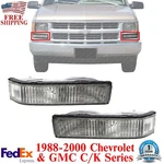 Front Signal Lights Lens And Housing Lh &rh For 1988-2000 Chevy Gmc C/k Series. Fixed Price $34.83.