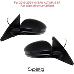 Pair Side Mirror For 2019-2024 Nissan Altima Sr With Turn Signal Light Heated. Fixed Price $175.29.