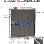 2-ROW Radiator Fits 1997-2004 Mitsubishi Fuso FE639 FG649 Fh 3.9L/5.9L. Fixed Price $159.00.