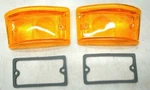 63 64 65 66 67 Ford Truck Econoline Van Amber Park Light Lens Set W/ Gaskets New. Fixed Price $55.95.