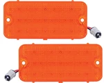 67-68 Chevy C10 Truck Front Amber Led Turn Signal Light Park Lamp Lenses. Fixed Price $137.95.