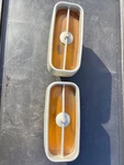 Oem 1971 1972 Mustang Parking Lights Sport Grill Lamps Housing Lens Mach. Fixed Price $119.99.
