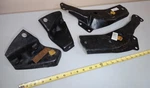 Nos 1963 Chevy Impala Belair Biscayne Inner/outer Rh Lh Set Front Bumper Braces. Fixed Price $245.00.