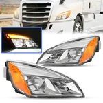 For Freightliner Cascadia 2018-2025 2022 23 Full Led Chrome Headlights Headlamps. Fixed Price $272.00.