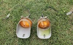 Pair Original 1971 1972 Plymouth Roadrunner Gtx Amber Front Turn Signals. Fixed Price $105.00.