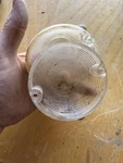 Vintage 1949 1950 Chevy Parking Light Lenses Pair Oem Guide F-10 Clear Glass. Fixed Price $50.00.
