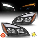Rh+lh For 2018-2025 Freightliner Cascadia Full Led Black Housing Headlights Pair. Fixed Price $263.99.