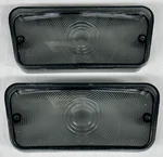 Ford Truck 1967 1968 1969 Smoke Front Turn Signal Lenses Pair New Set Of 2. Fixed Price $17.99.