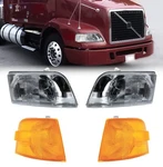 Pair 1998-2011 Volvo Vnl 300 Vnm 200 Daycab Truck Headlights With Corner Lamps. Fixed Price $119.54.