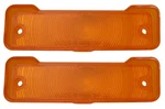 1966 1967 Nova Chevy Ii Parking Light Lens With Gaskets Pair Amber. Fixed Price $54.95.