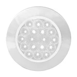 Grand General 75904 Led Light (4" Round Flange Mount White/clear Chrome Twist. Fixed Price $54.39.