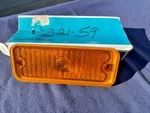 1973-1980 Chevrolet Truck Blazer Nos Amber Rh Park Light Lamp Lens #5964334. Fixed Price $75.00.