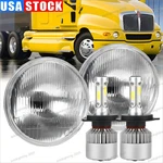 Fit For Kenworth T2000 Semi-truck 7INCH Round Led Headlights Pair High Low Beam. Fixed Price $58.79.