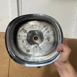 1959 Cadillac Rear Bumper End Bucket / Stainless Insert. Eldo, Conv. Cdv, Sdv. Fixed Price $70.00.