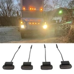 For Freightliner Fl 70 4PCS Smoked Amber Led Front Grille Running Lights. Fixed Price $49.58.