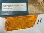 71 Nos Ford Mustang D1ZZ-13209-A Lens-parking Lamp Lh. Fixed Price $65.00.