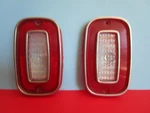 Vintage 1970'S Red/clear Vega Tail Light Lenses Guide 10 Sae 71. Fixed Price $29.99.