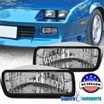 Fits 1985-1992 Chevy Camaro Front Bumper Lights Turn Signal Lamps Left+right. Fixed Price $34.98.