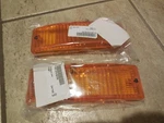 Porsche 911 / 912 930 Front Turn Signal Lenses (2) (l & R) Genuine New. Fixed Price $182.74.