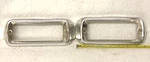 Oem 65,66 Ford F100,250 Truck Front Turn Signal Bezel Set,pair,trim,upper,lh,rh. Fixed Price $99.98.