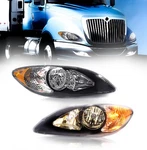 International Prostar Headlight Headlamp Pair Left Right Side 2008-2016 W/ Bulbs. Fixed Price $176.38.
