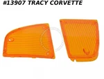 1972 Corvette Parking Light Lens Gm 5965071-72 Front Amber Pair Original Tooling. Fixed Price $79.00.