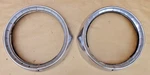 1954 Chevy Headlight Bezels / Rings Original Gm Stainless Pair. Fixed Price $185.00.