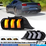 2024-2026 Ford Mustang Led Tail Lights W/yellow Sequential Turn Signal. Fixed Price $439.99.