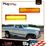 Side Marker Amber Led Light 1980-1986 Ford Bronco Pickup F-150 F-250 F-350 Truck. Fixed Price $18.49.