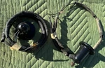 1955-1957 Corvette: Original Parking Lamp-marker Light Housings (2) With Wiring. Fixed Price $125.00.