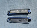 1947 Studebaker Front Parking Light Lens And Bezels. Fixed Price $150.00.