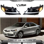 Vland Black Led Drl Projector Headlights For 2012-2014 Toyota Camry Front Lamps. Fixed Price $256.49.