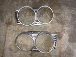 Oem Gm 1966 Chevelle Super Sport Ss Pair Headlight Bezels & Extensions Malibu. Fixed Price $154.89.