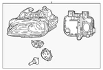 Genuine Hyundai Composite Assembly 92102-J9120. Fixed Price $928.25.
