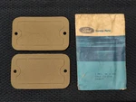 Nos Ford Parking Lamp Gaskets # C9AZ-13211-A Pair. Fixed Price $24.99.